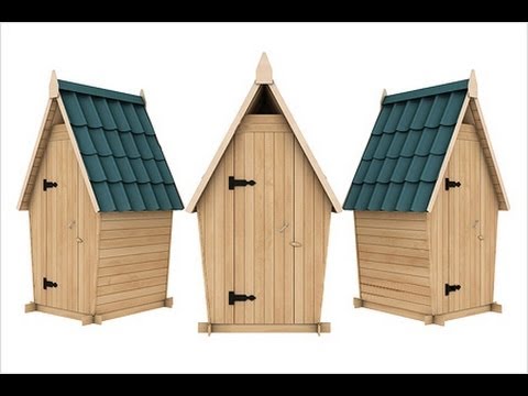 Этапы строительства дачного туалета