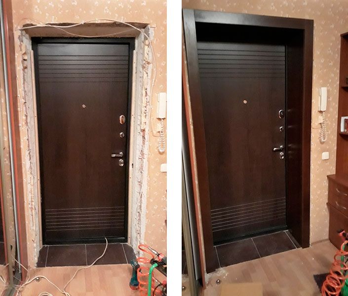 Плюсы ламината и МДФ при выборе дизайна входной двери